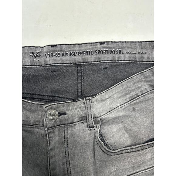 Versace 19V69 Abbigliamento Sportivo SRL Milano Italy Jeans Men's 30x32 in Gray - Picture 3 of 7